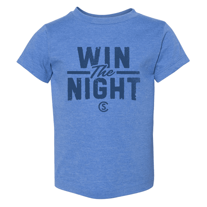 WintheNightBlueT Shirt youth